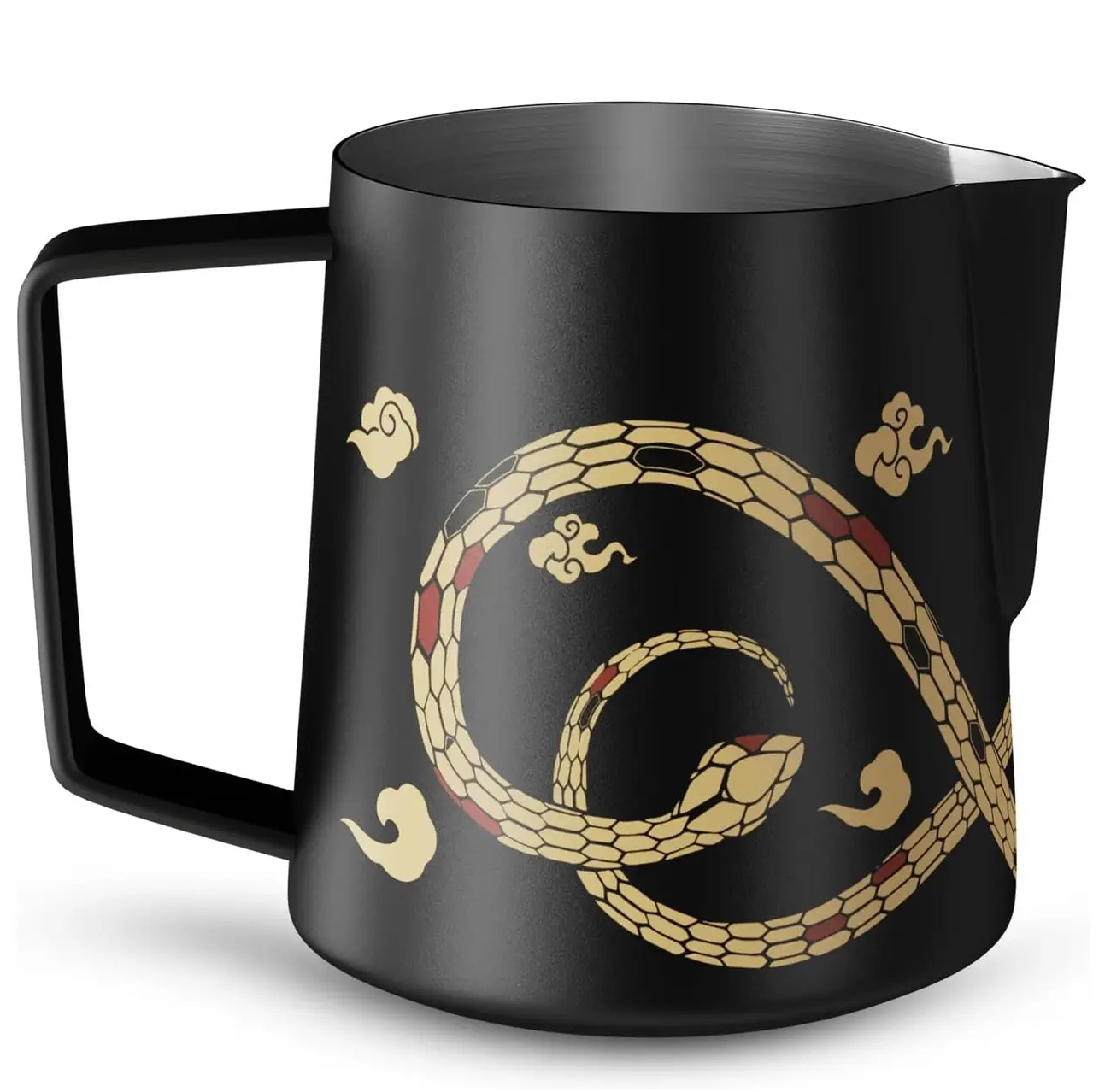 Питчер для латте MHW-3Bomber 600 мл с уникальным дизайном Snake Limited Edition