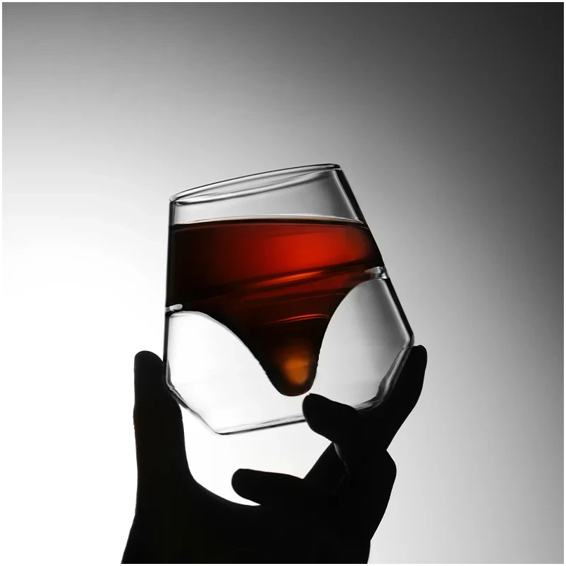 Чаша для кофе MHW-3Bomber Aroma Cup A-Shaped 130 мл из боросиликатного стекла с термозащитой и арома-дизайном