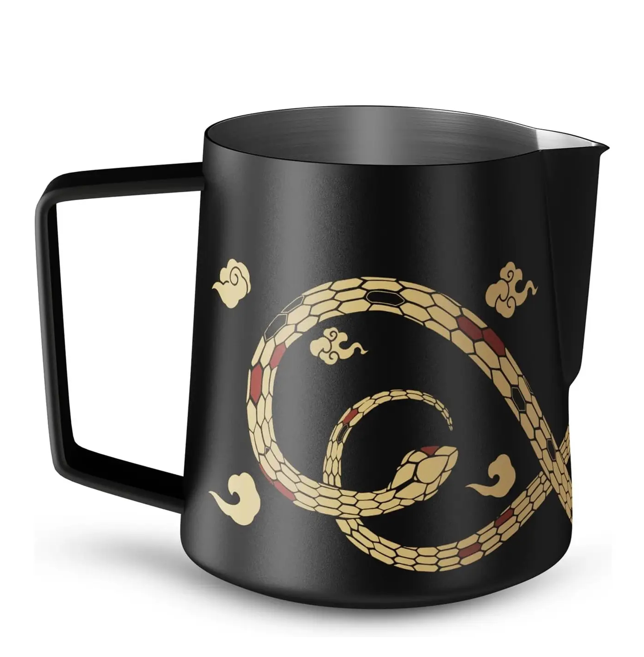 Питчер для латте MHW-3Bomber 500 мл с уникальным дизайном Snake Limited Edition