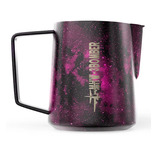 Питчер для молока MHW-3Bomber 500 мл, фиолетовый, с тонким носиком для латте-арт