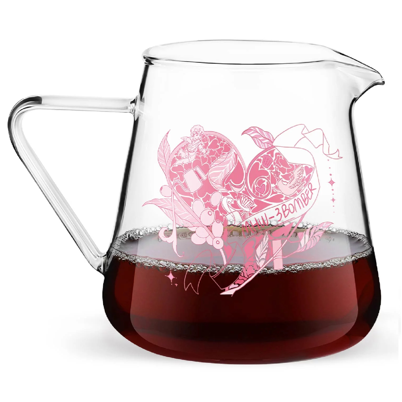Сервер для кави 500 мл з боросилікатного скла MHW-3Bomber для ідеального заварювання