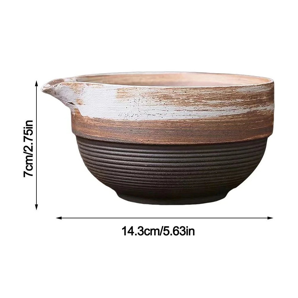 Чаша для матчу Katakuchi з носиком, обapos;єм 525 мл, для збивання та дегустації японського чаю