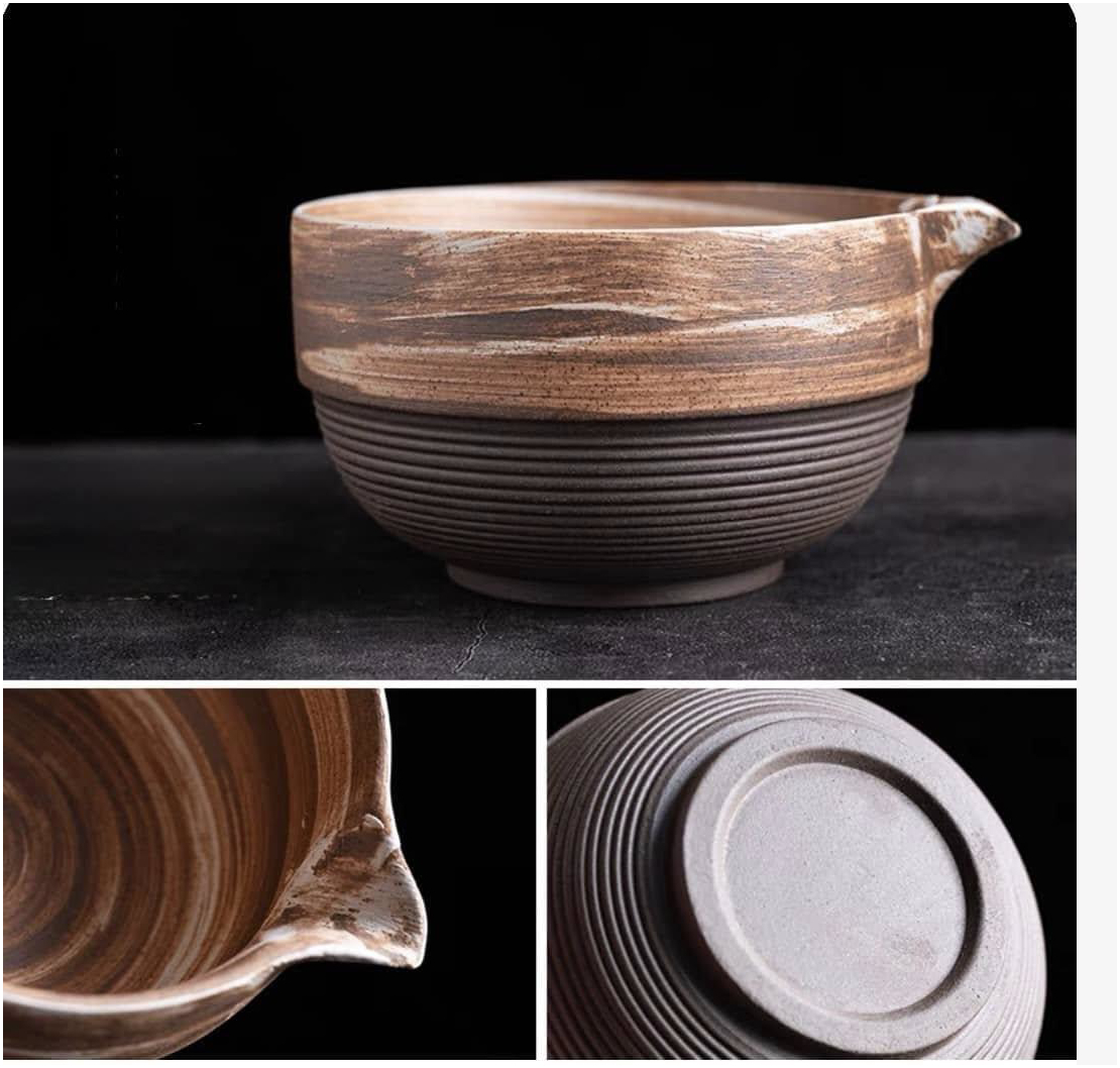 Чаша для матчу Katakuchi з носиком, обapos;єм 525 мл, для збивання та дегустації японського чаю