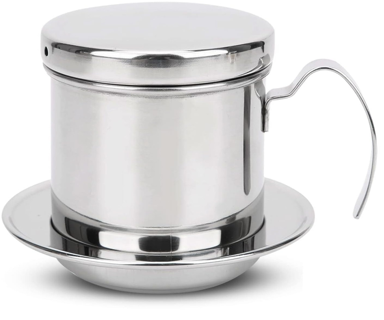 Прес-фільтр для кави В'єтнамський стиль 130 мл, нержавіюча сталь, компактний і зручний