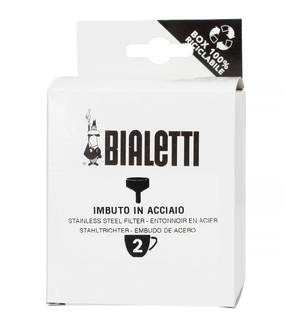 Фільтр-воронка для кавоварки Bialetti Moka Induction на 2 чашки з алюмінію, кошик для ідеальної кави