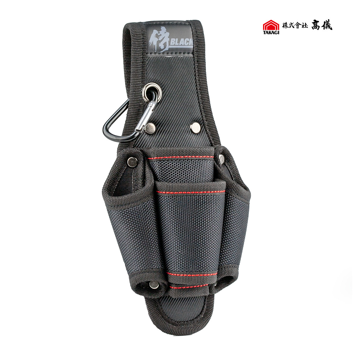 Чехол-держатель для инструментов Takagi Samurai Black с 4 карманами для плоскогубцев и отверток