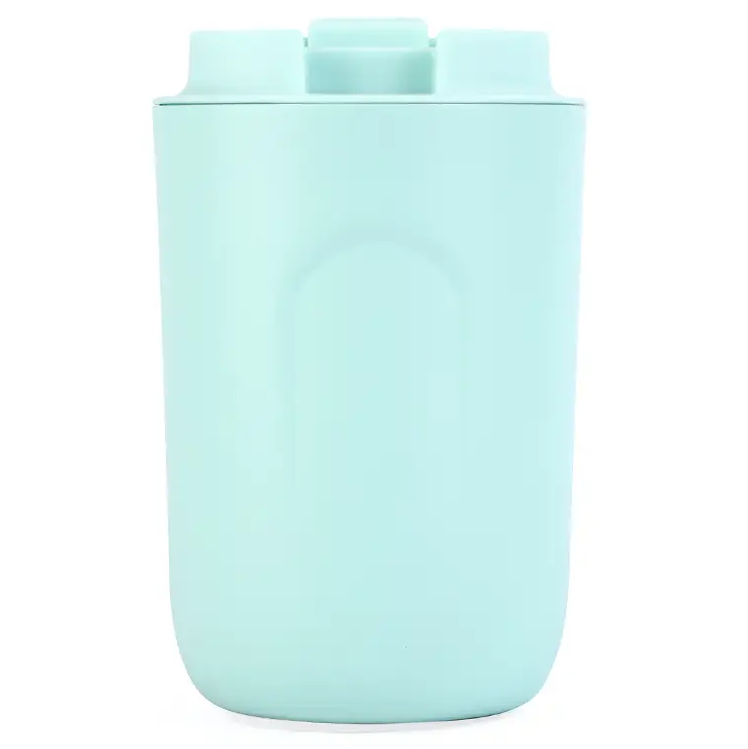 Термокружка 380 мл для кави та чаю з стійким дном і простою кришкою, нержавіюча сталь 316