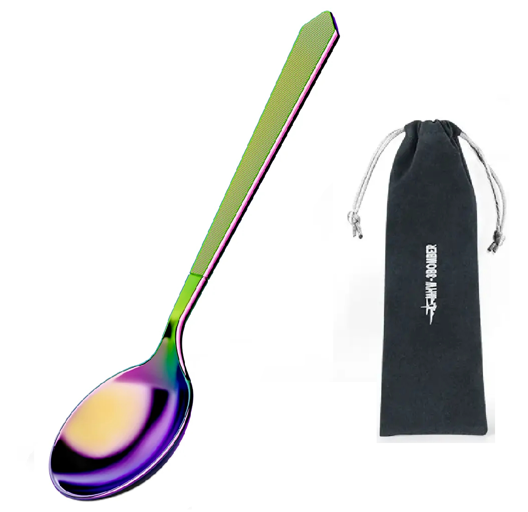 Ложка для каппінгу MHW-3Bomber з чохлом з нержавіючої сталі, 160 мм, ідеальна для дегустації кави