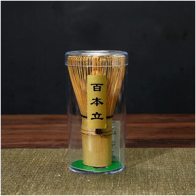 Набор для приготовления чая матча с уникальной чашей Katakuchi и бамбуковыми инструментами для идеальной пенки