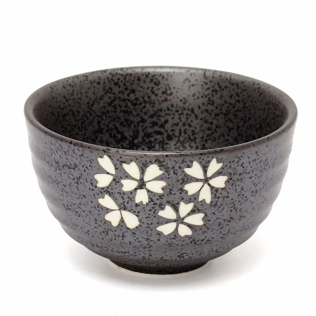 Чаван для матча Sumi Sakura Chawan, глиняная чаша с уникальной текстурой для чайной церемонии, 300 мл