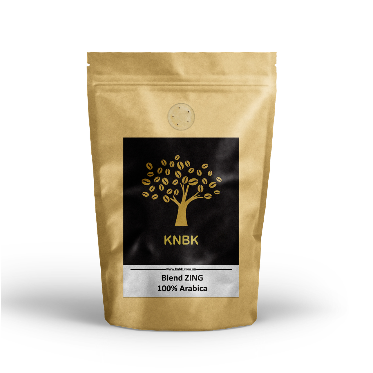 Кава KNBK ZING Арабіка 100% 250 г – мapos;який фруктовий смак з шоколадним післясмаком і цитрусовою кислинкою