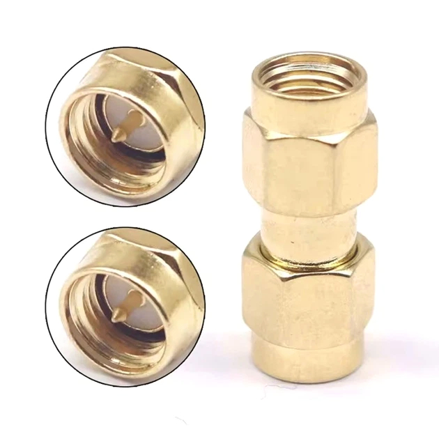 SMA-модуль male для соединения с двумя разъемами, частотный диапазон DC – 6 ГГц, 50 Ом