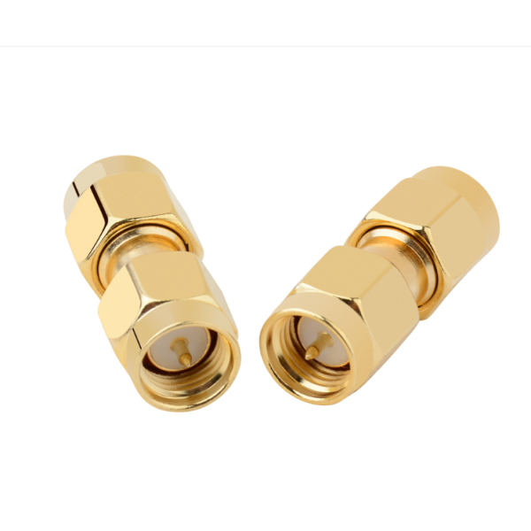 Двойной SMA-адаптер male, 50 Ом, частотный диапазон DC – 6 ГГц