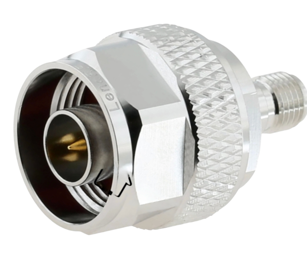 RF адаптер SMA Female - N Male, 50 Ом, частотный диапазон DC–6 ГГц, для соединения антенн