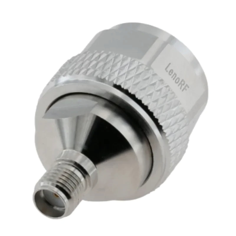 RF адаптер SMA Female - N Male, 50 Ом, частотный диапазон DC–6 ГГц, для соединения антенн