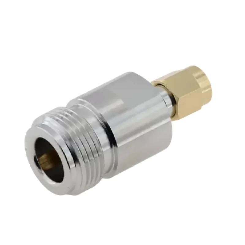 RF-адаптер SMA (штекер) - N (гнездо), частота до 9 ГГц для антенн и телекоммуникационного оборудования
