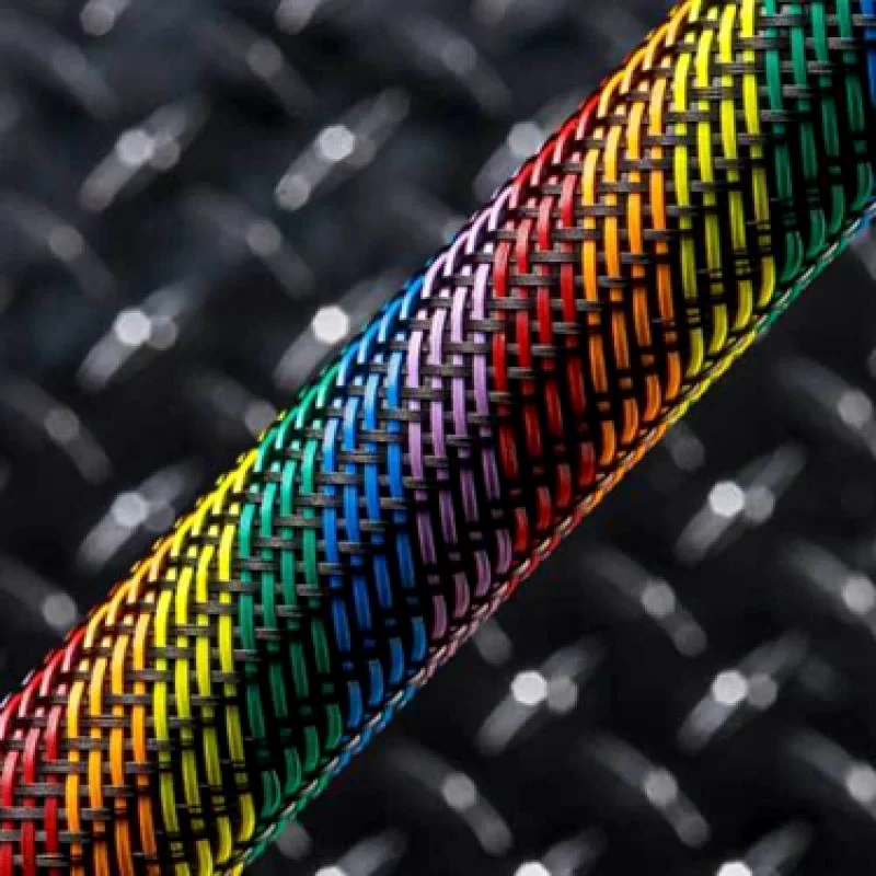 Оплетка для кабелю Techflex 0,95 см PET, кругла, оранжева, розтяжка 8,0-15,9 мм