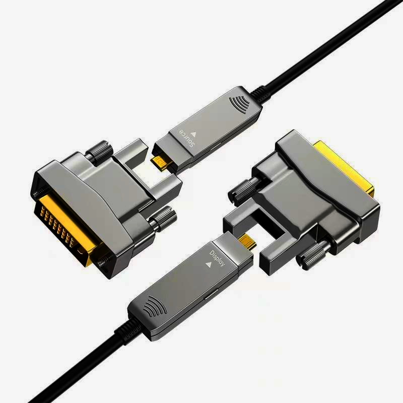 Адаптер HDMI > DVI I-Taki ADA-HDMID2DVI, 100 м, 1080p, активний оптичний кабель
