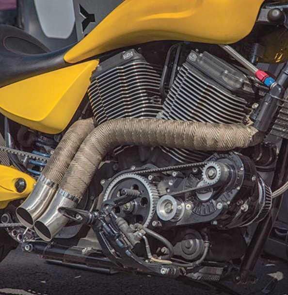 Термолента Techflex Volcano WRAP 1 м, базальтове волокно, до 700°C, 50.8 мм, коричнева