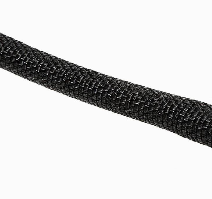 Кабельна оплетка Techflex F6 Woven Wrap 1м ∅4.8мм самозакриваючася чорна