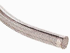 TechFlex X-tra Chrome XC - еластична кабельна оплетка 1.27 см (1 м), 12.7-19.0 мм, срібло