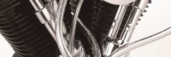 TechFlex X-tra Chrome XC - еластична кабельна оплетка 1.27 см (1 м), 12.7-19.0 мм, срібло