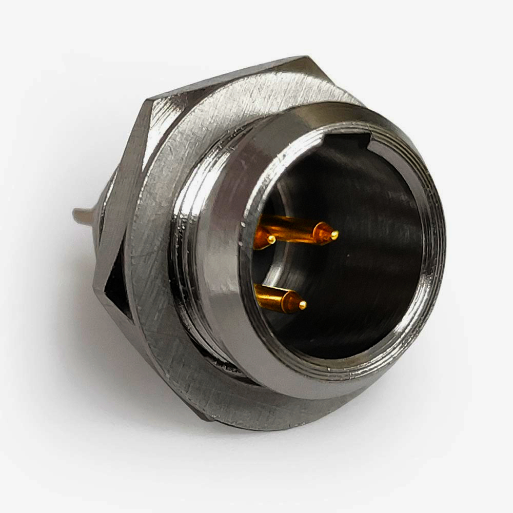 Панельний розapos;єм mini XLR SA137-3P 3 контакта метал MOCO для аудіо, 5A