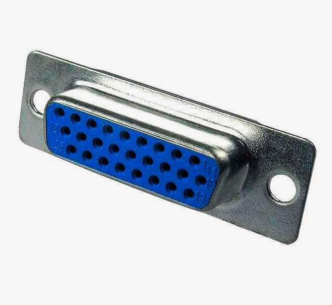 Разъем D-SUB DBH-26F, 26-контактний гніздо для пайки, висока щільність, 3 ряди, золото, Тайвань