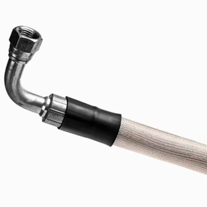 Оплетка Techflex Ultraflexx 1 м, скловолокно, гнучка, до 650°С, діаметр 5.18 мм, світло-сіра