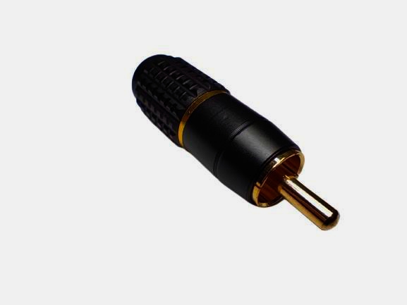 Разapos;єм RCA Avvicon AC-MR-37BY, кабельний штекер до 7 мм, позолота, чорний корпус, жовта маркування