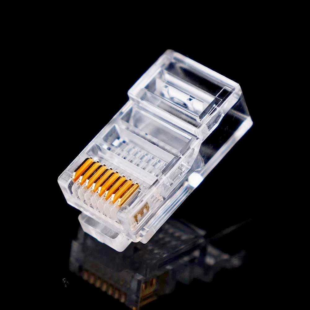 Коннектор RJ-45 Hyperline для обжима витої пари, діаметр 0.8-1.05 мм, 8 контактів