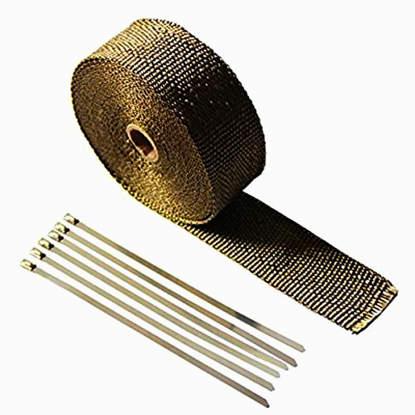 Термозахист Volcano WRAP, стрічка з базальтового волокна 1м до 700°C, ширина 25,4 мм