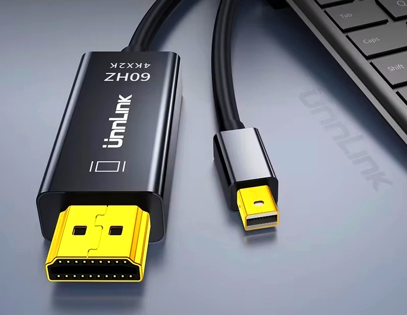Кабель MONOPRICE Mini DisplayPort-HDMI 1.2a, 1.8м, 4K 3840x2160, позолота контактів