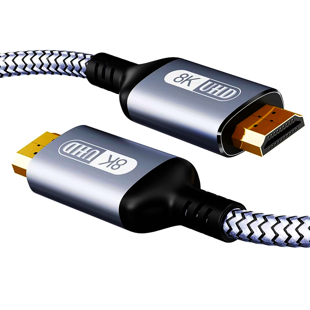 Кабель HDMI 2.1 8K 60 Гц, 4K 120 Гц, 1м, HDCP 2.3, для PS5, ПК, максимальна швидкість 48 Гбіт/с