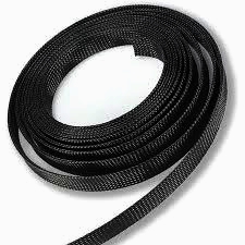 Кабельна оплетка TechFlex FLEXO PET 2-6 мм, чорна, 1 м, захисна для проводів, надійна якість