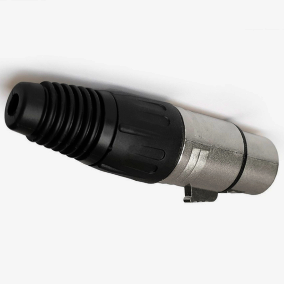 Кабель XLR HFC3MXL 5 контактів, швидка механічна збірка, чорний, MOCO, 3.0-6.5 мм