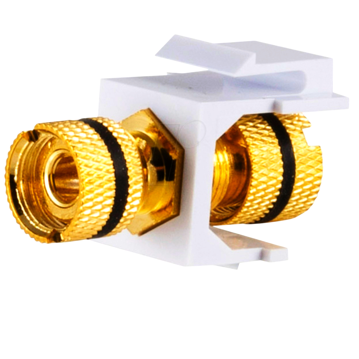 Модуль Banana Keystone (гніздо-гніздо) для акустики, позолочений, оригінал, 1 шт.