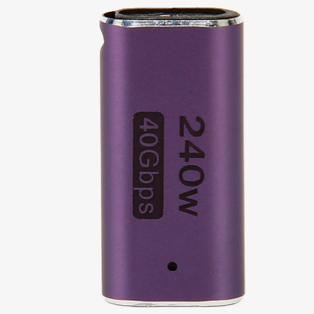 Адаптер USB-C 4.0 кутовий ADA-USBC4-SFM I-Taki, алюмінієвий, позолочений, 40 Гбіт/с