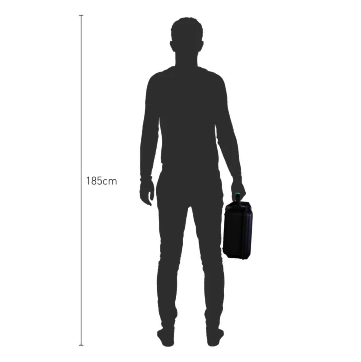 Кейс HPRC#2460 EMPBLB чорний 435x377,8x193 мм, ударопрочний, легкий, герметичний для камер і дронів.