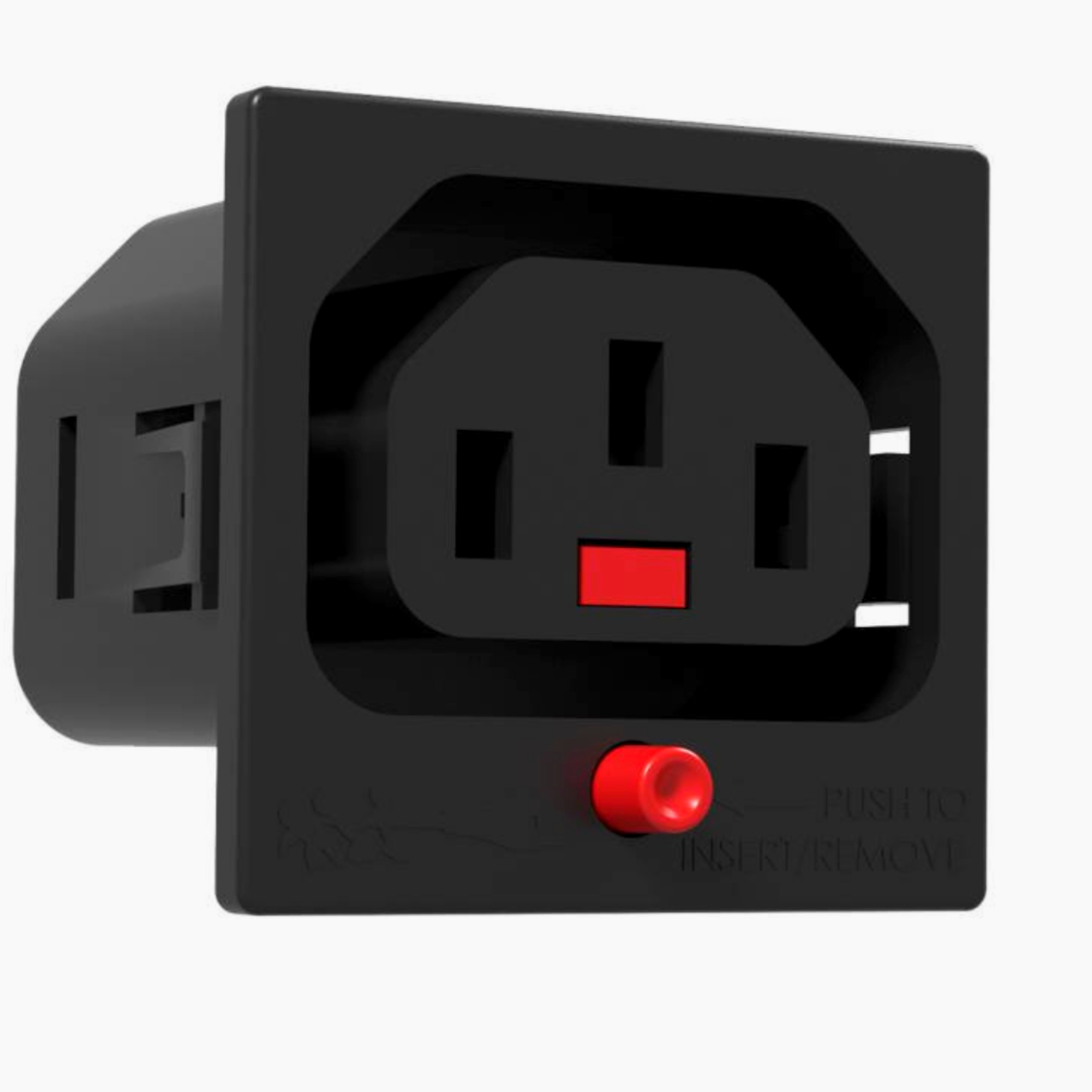 Разъем C13 IEC Lock 3-контактний з фіксацією SCOLMORE (Великобританія), 1м