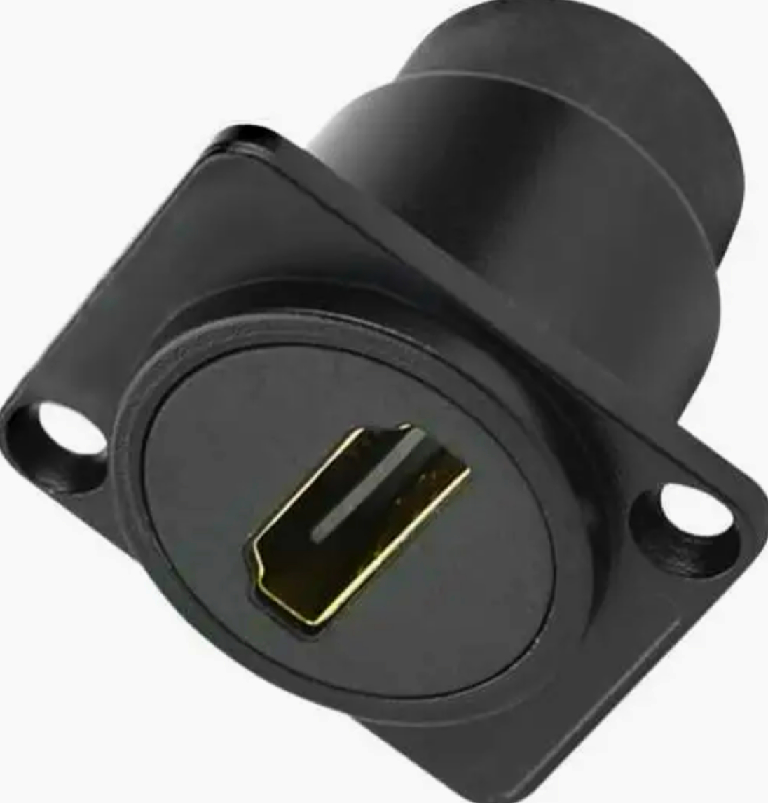 Адаптер HDMI B1009-Black 1м D-посадка, цинковий сплав, гніздо-гніздо, чорний, Південна Корея