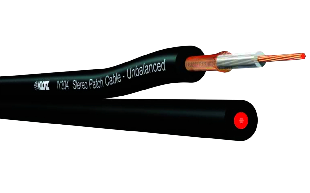 Кабель аудіо патчевий Klotz 1м 7x0,20мм мідний витий екран, інструментальний, Німеччина