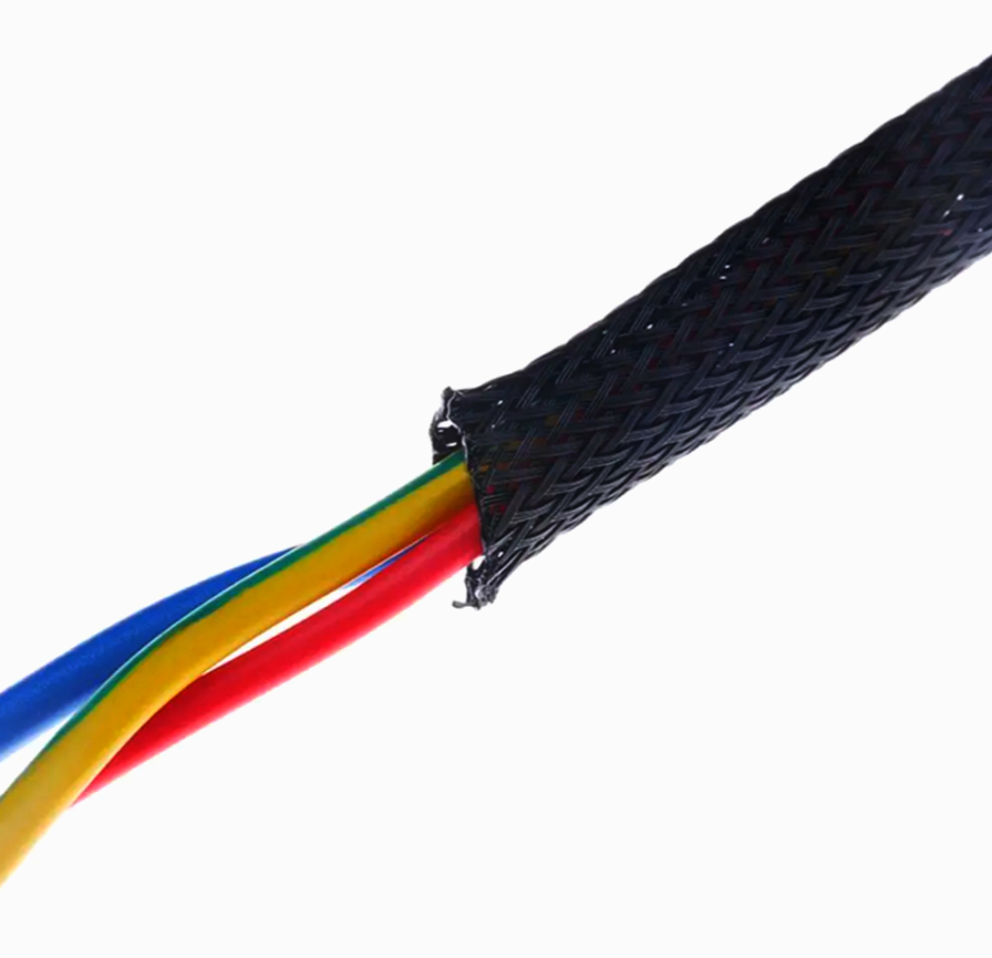 Кабельна оплетка TECHFLEX PET чорна 0.63 см, растяжимость 3.2-10.9 мм, 1 м, оригінал