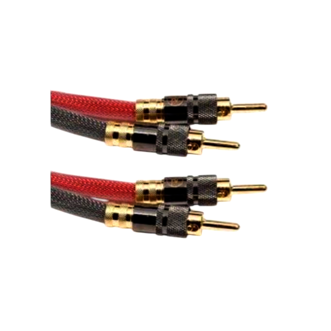 Акустичний кабель FIRST CABLE 1T-AR80-02.5, 2xBanana, 2.5 м, Ø13 мм, Reference Line