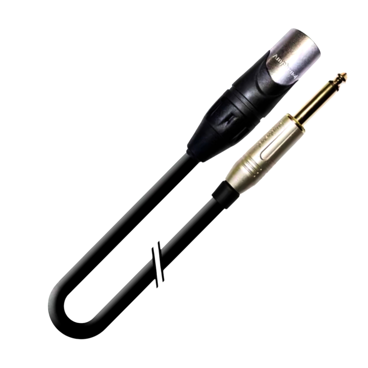 Переходний кабель Interlink 6.3 мм mono Jack - XLR3, 50 см, мідь, метал для аудіосигналу