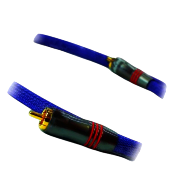 Межбочний аудіокабель REFERENCE Line 1T-AR2-00.6B 0.6 м Ø8 мм RCA для Hi-End системи