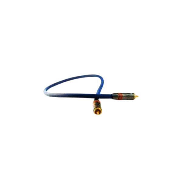 Аудіокабель RCA 5 м Ø8 мм 1T-AR2-05B темно-синій серія REFERENCE Line