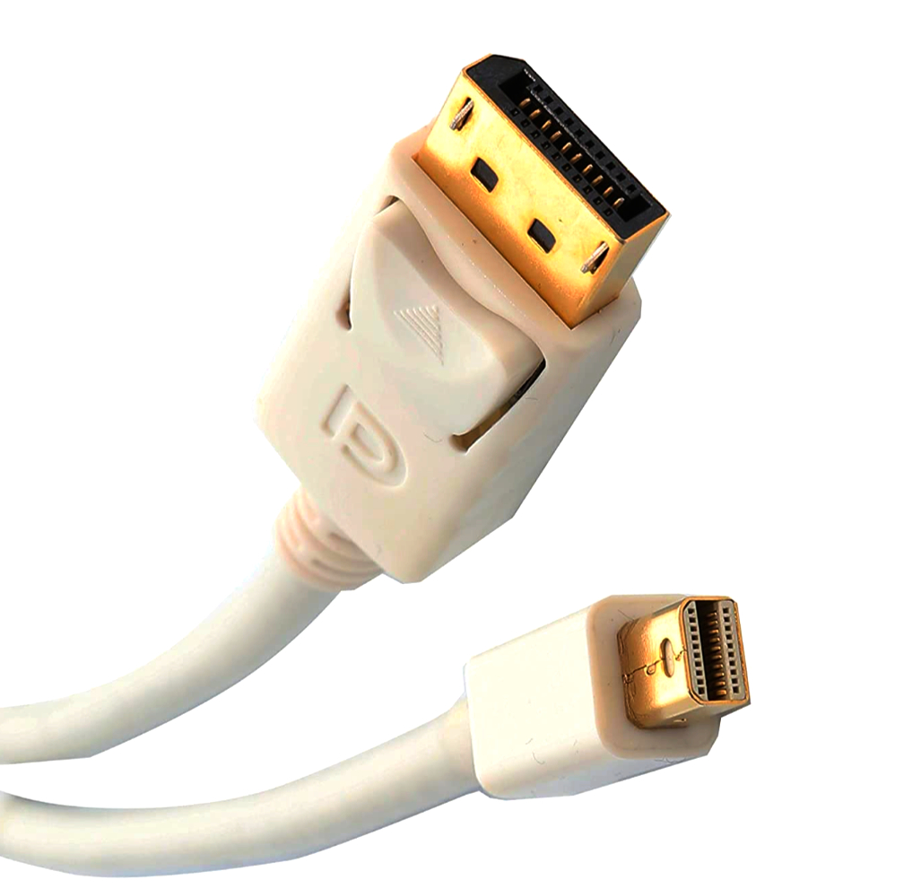 Кабель I-Taki 3 м Mini DisplayPort на DisplayPort білий 1.1 для MacBook і HDTV
