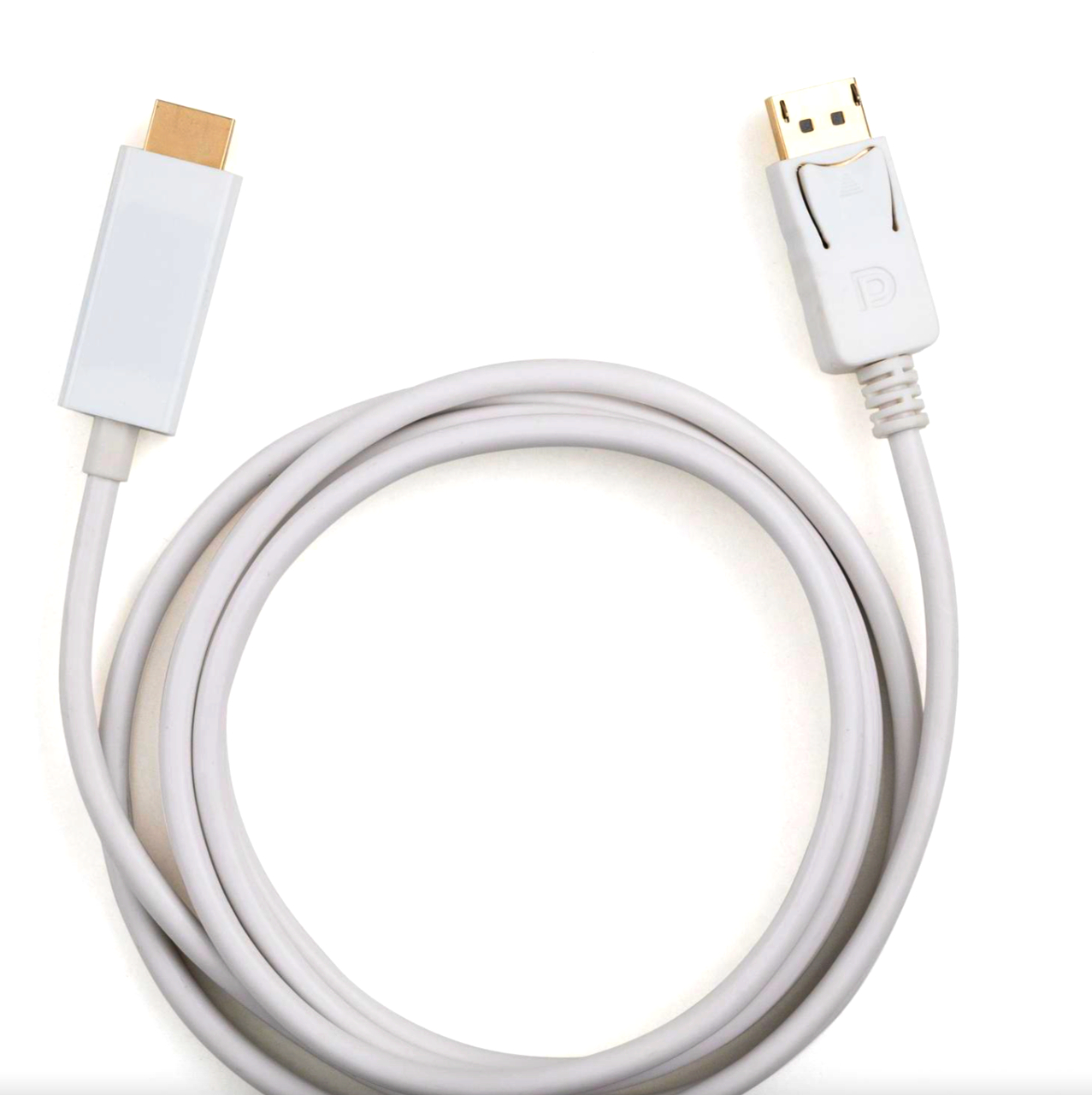 Кабель I-Taki Mini DisplayPort - DisplayPort 1.1, 2 м, білий для підключення MacBook до HDTV
