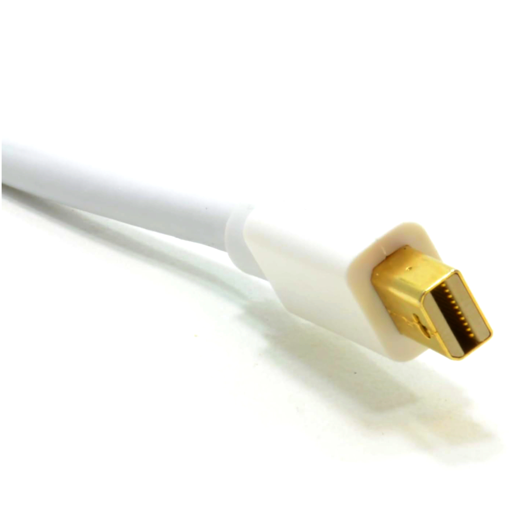 Кабель Monoprice Mini DisplayPort на DisplayPort 3.05 м, 20 контактів, білий, 1.1 версії